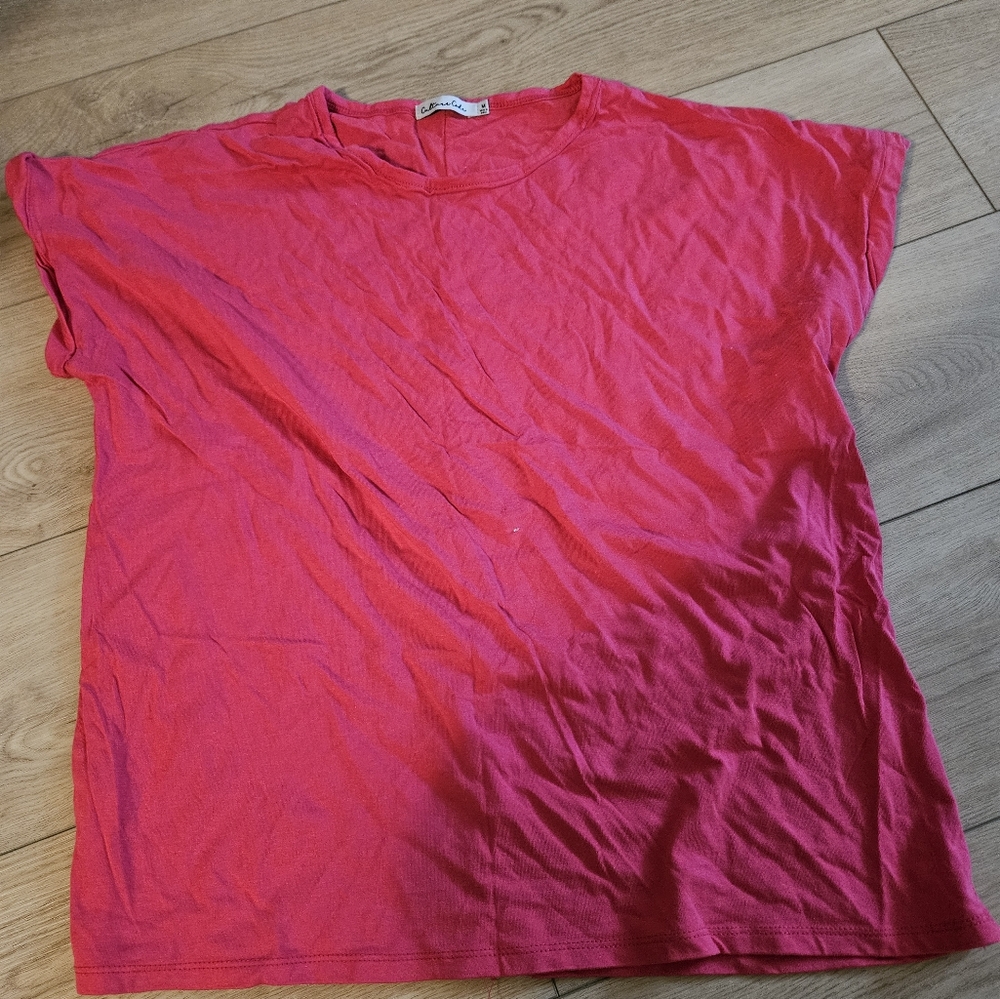 Fushia Maternity Tshirt